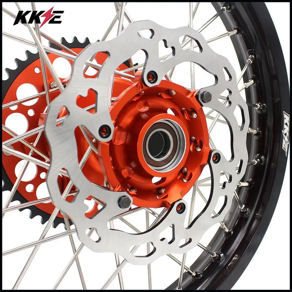 KKE 2 15*18 &quotколесо для эндуро задний обод куш привода EXC F W 125 150 200 250 300 350 400 450 500 2003 2021