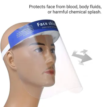 

Anti-Fog Splash-Proof Mask Face Shield Isolated Mask Dust Isolation Face Screen Protective Equipment 2 Piece