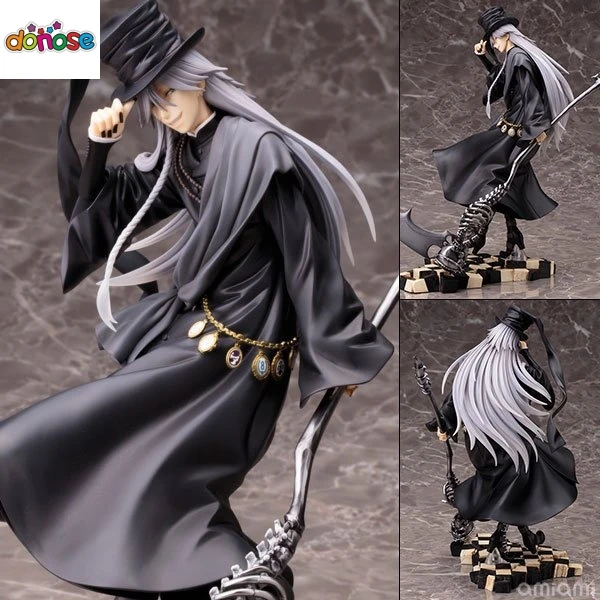 Donose Anime Black Butler: Book of Circus: Undertaker 1/8  Kuroshitsuji PVC Action Figure Collection Model Kids Toy Doll