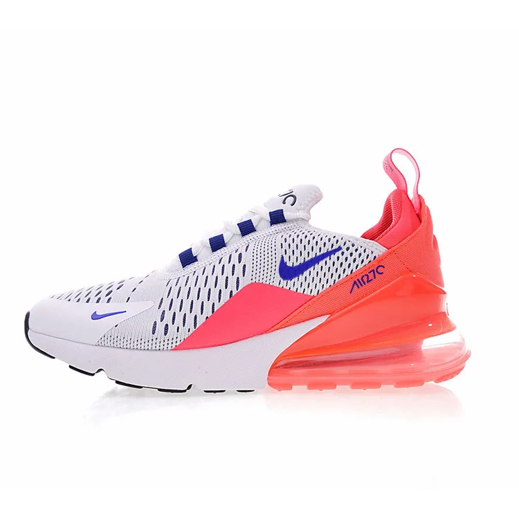 Оригинальные женские кроссовки для бега Nike Air Max 270, классические модные спортивные удобные дышащие кроссовки с сеткой, AH6789-100 - Цвет: AH6789-101