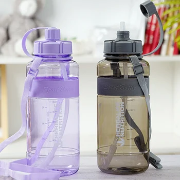 

New arrival Wholesale 1000ml Herbalife nutrition Milk Shake water Bottle straw bottle sports bottle plastic Space Bottle Kettle
