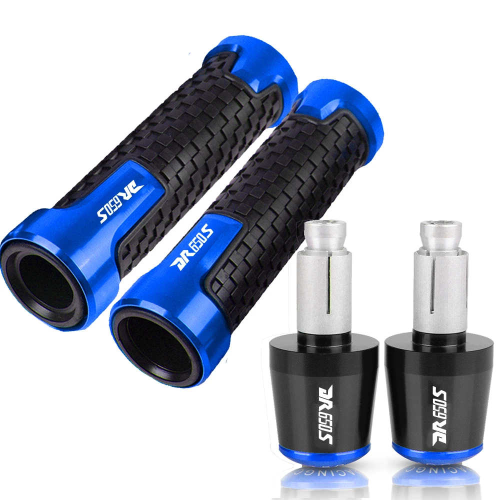 

For SUZUKI DR650S DR650 S DR 650 S 1994-2010 2009 2008 2007 7/8'' 22mm Motorcycle Hand Grips Handle Bar Handlebar Grip Ends Plug