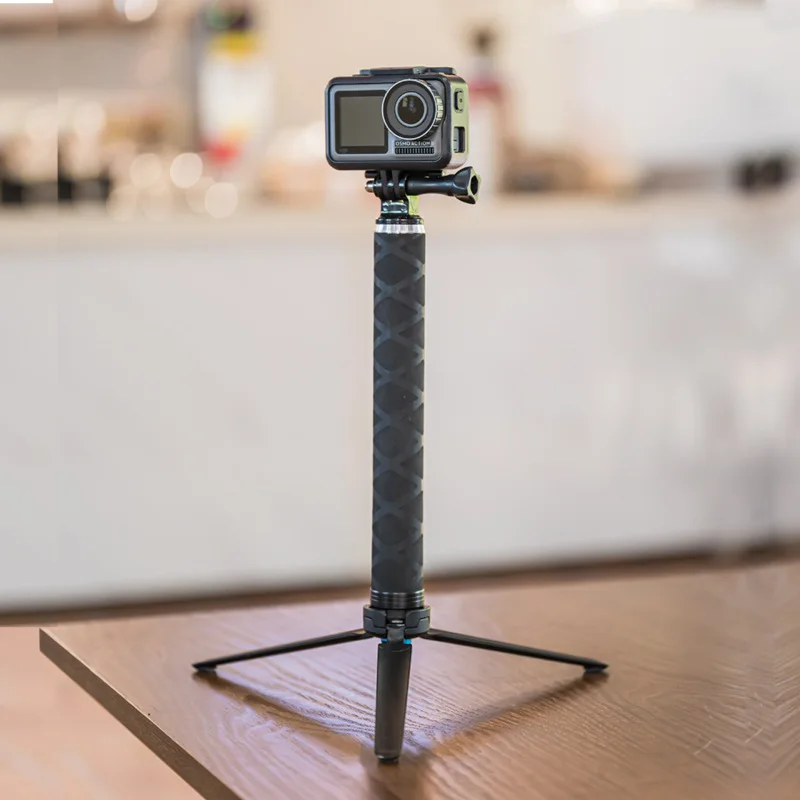 Telesin Carbon Fiber Selfie Stick With Tripod Vs Aluminium Alloy Selfie