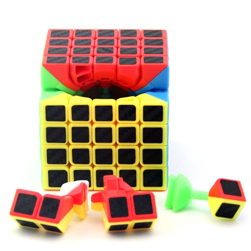 Куб магический куб из углеродного волокна скорость 5x5x5 головоломка Neo Cubo Magico профессиональный 5*5*5 куб с подставкой для игрушки для детей и взрослых подарки