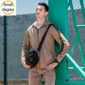 

New fashion printing string standard racing suit retro loose contrast color casual + pants all-match hooded sportswear