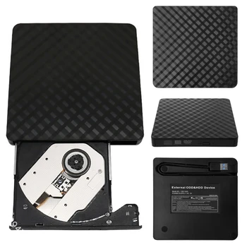 

External USB 3.0 CD DVD Rom Writer Rewriter Burner Player for Macbook Laptop PC