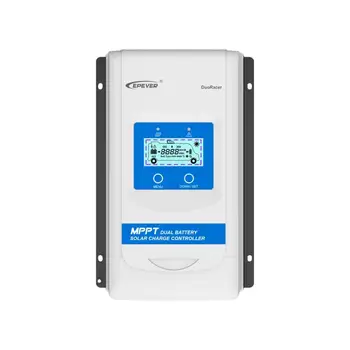 

DuoRacer MPPT 30A 20A 10A Solar Controller Auto Dual Battery Regulador LCD Solar Panel Controller RV Camper Boat