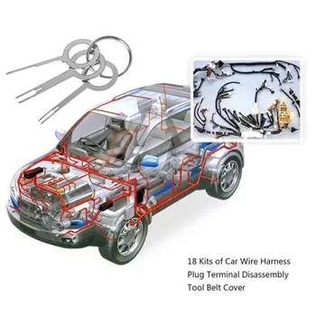 

Automotive without Case plug terminal removal tool 3-piece push pin tool car repair tool needle remover