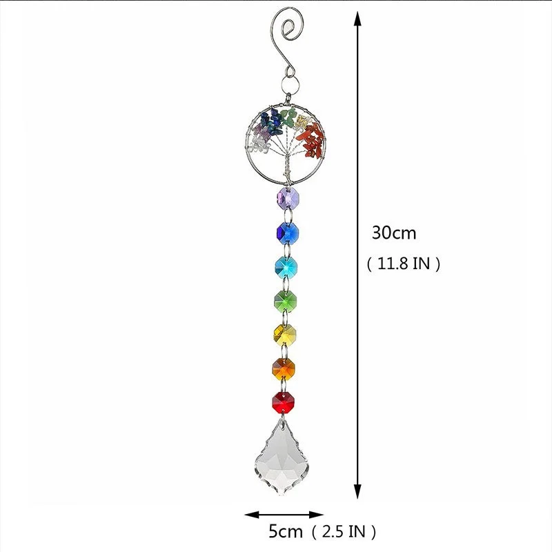 

Maple Leaf Pendant Life Tree Star K9 color crystal bead curtain car pendant DIY handmade crystal hang