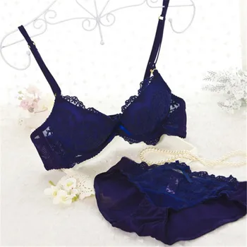 

Womens Sexy Push Up Sets Knickers Underwear Satin Print Lace Embroidery Bra set