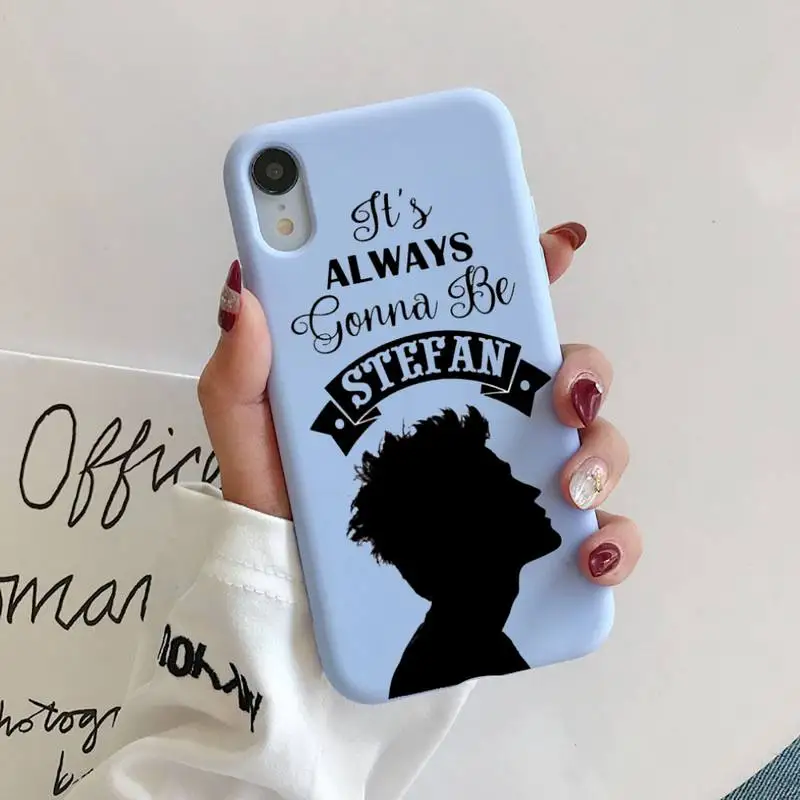 Чехол для телефона с дневниками вампира Стефаном деймоном Сальваторе iphone 13 12 11Pro