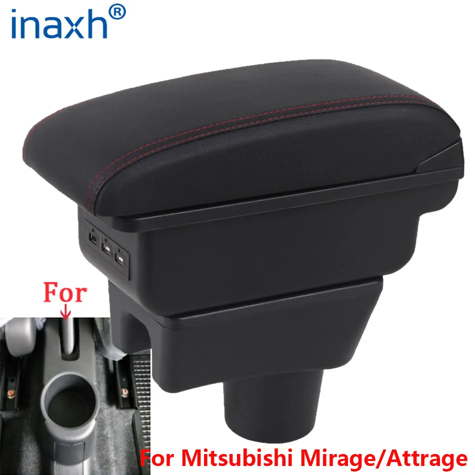 Car Armrest Storage Box para Mitsubishi Attrage
