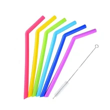 Соломинки для питья барная посуда гаджеты многоразовые аксессуары для барной посуды бутылки для воды чашки аксессуары многоцветные вечерние для дома