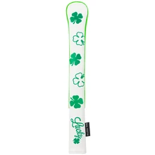 Lucky Clover Golf Alignment Stick покрывает зеленую/черную кожу от больших зубов новая ручная работа Высокое качество
