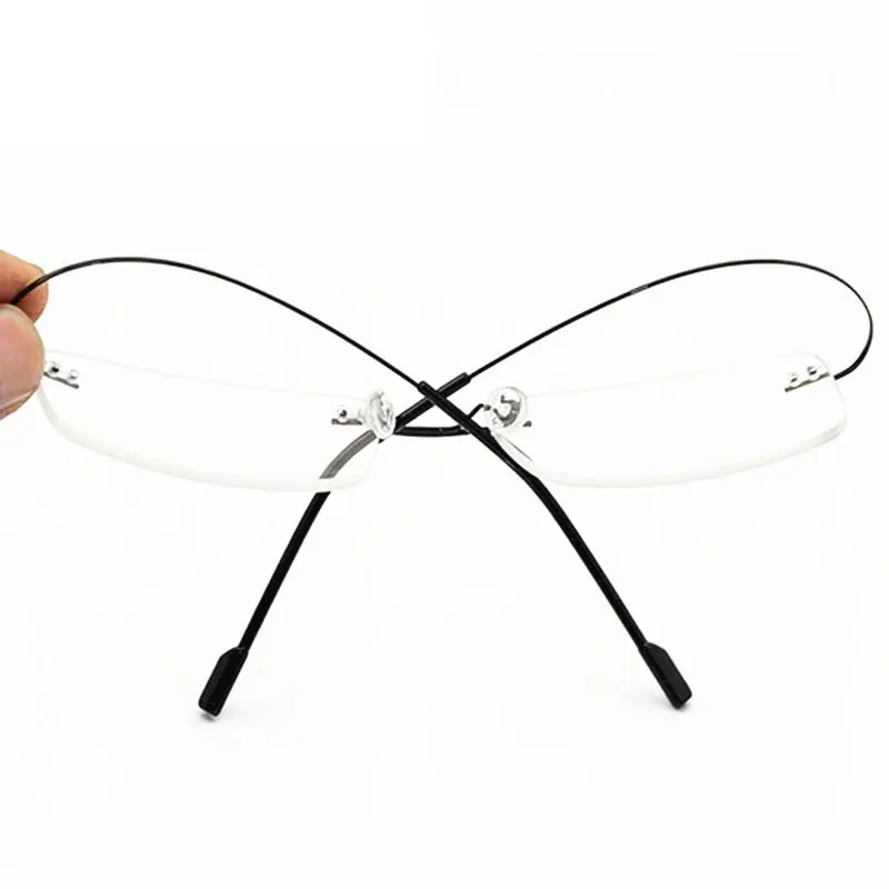 5Z18 Tytanowe Lekkie okulary korekcyjne bezramkowe Elastyczne zauszniki z pamięcią -0,5 -1 -1,5 -2 -2,5 -3 -4 -5 8 5Z18 Tytanowe Lekkie okulary korekcyjne bezramkowe Elastyczne zauszniki z pamięcią -0,5 -1 -1,5 -2 -2,5 -3 -4 -5 6