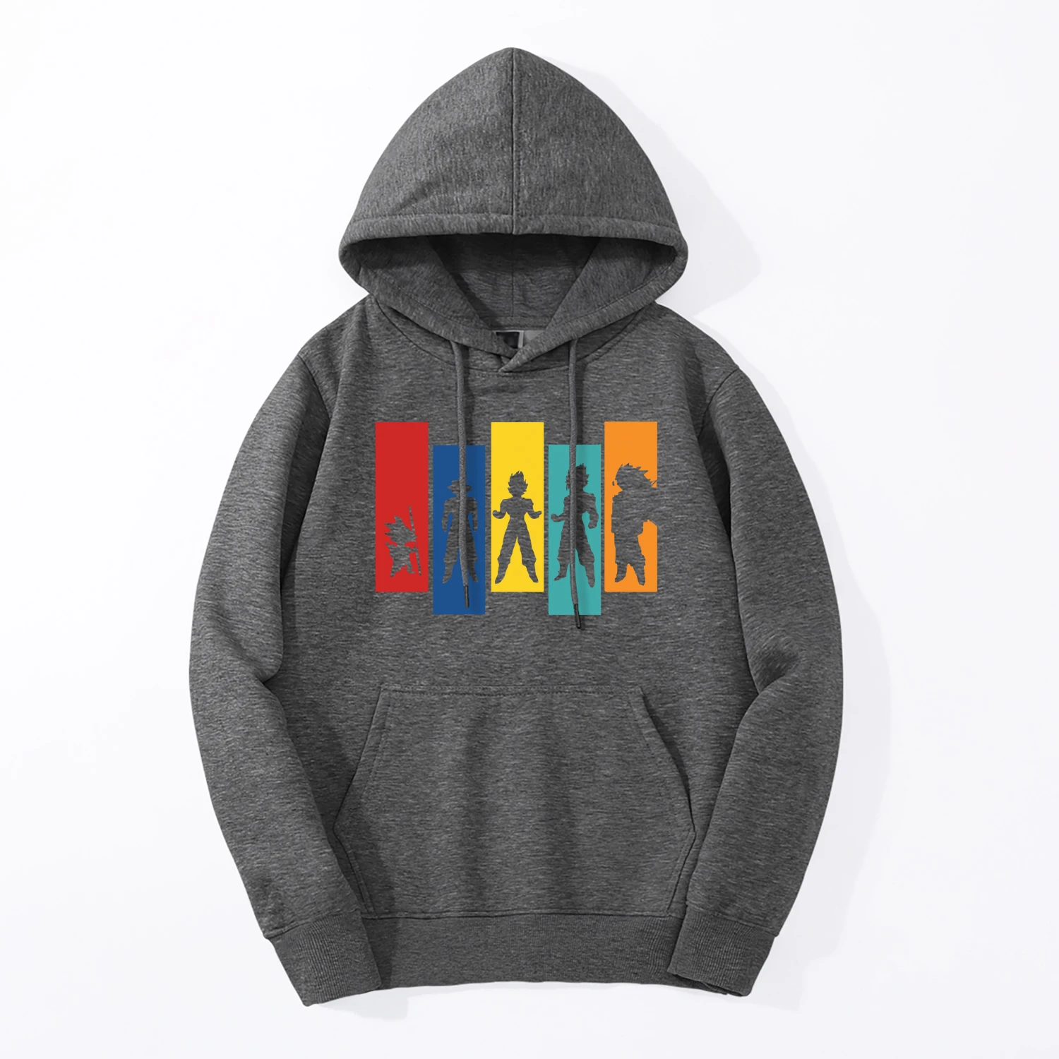 

Dragon Ball Print Japan Anime Fashion Warm Fleece High Quality Hoodie Men 2019 Autumn Winter Dragonball Z Harajuku Sweatshirts