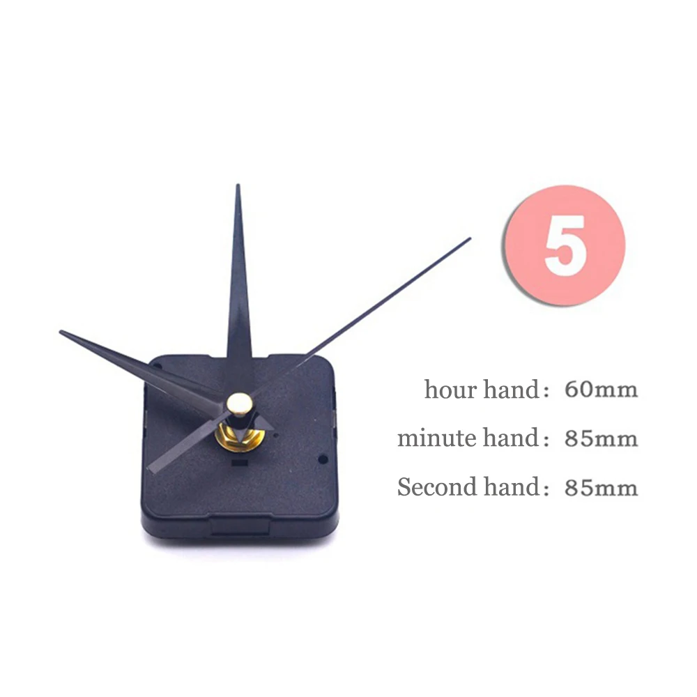 DIY Wall Clock Movement Hanging Quartz Watch Silent Clock Mechanism repair Movement Wall Clock Mechanism Parts 5