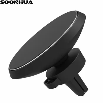 

SOONHUA Wireless Car Charger Magnetic Holder QI Air Vent Stand Charging Adapter Chargers With Cable​ For Samsung Free Shipping