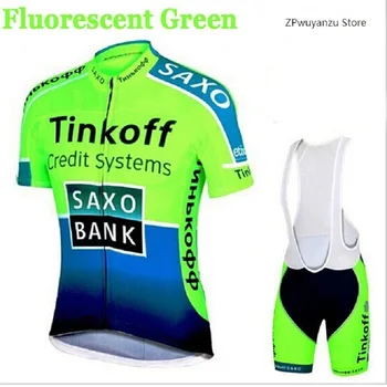 

TINKOFF Jersey Cycling Set Pro Team 2019 Cycling Jersey MTB Wear Short Sleeve Set Bike Sport Clothing Kits Maillot Ropa Ciclismo