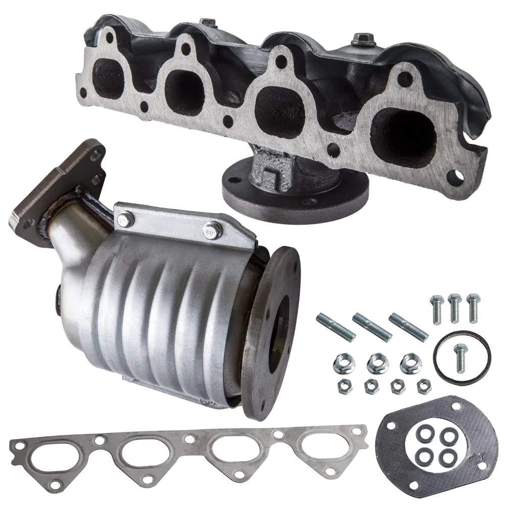 Exhaust Manifold W/ Integrated Catalytic Converter For Honda Civic