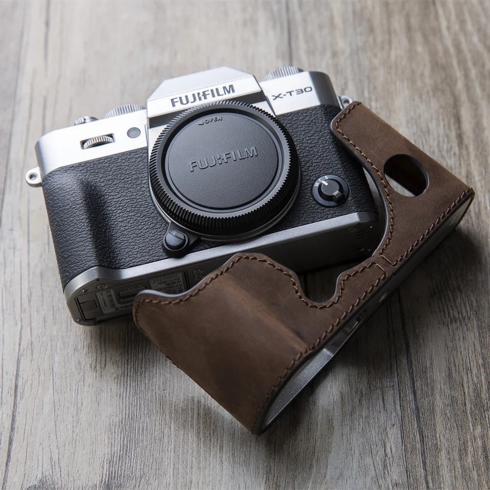 AYdgcam Genuine Leather Camera case Handmade Video