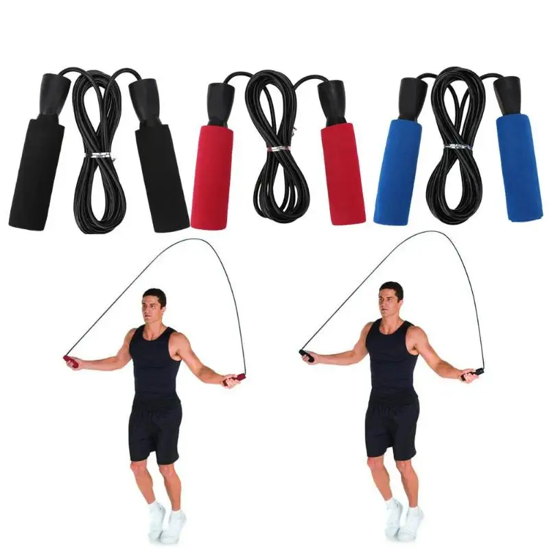 

Speed Skipping Jump Rope Adjustable Sports Lose Weight Exercise Gym 3m/9.84ft Bearing Fitness with Foam Handle Fitness Equipment