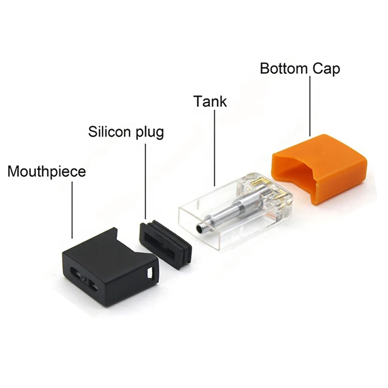 10 шт. Pod картридж 1.8ohm керамическая катушка 0,7 мл Замена Бака Vape Pods для JUUL электронная сигарета Vape комплект JC01 COCO J коробка Vape Mod
