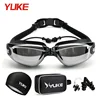 Yuke Professional Swimming Goggles Anti-Fog UV Adjustable Men Women Waterproof Silicone Swim Glasses Eyewear очки для плавания 2