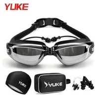 Yuke Professional Swimming Goggles Anti-Fog UV Adjustable Men Women Waterproof Silicone Swim Glasses Eyewear очки для плавания 2