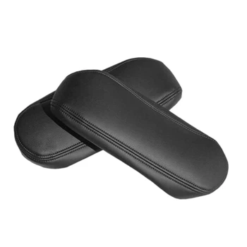 

2Pcs Leather Seat Armrest Cover for Ford F250 F350 Excursion Lariat 1999-2007 Black