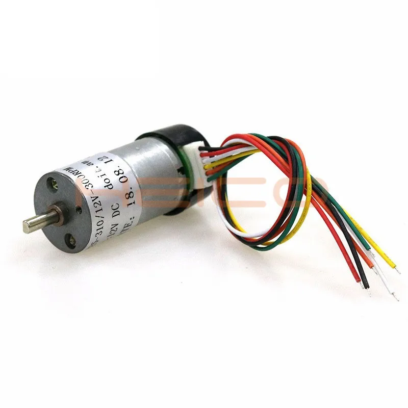 Редуктор скорости постоянного тока 9 V-12 V 4/5mm вал с высоким крутящим моментом двигателя с кодовым колесом для rc Танк автомобиля шасси части