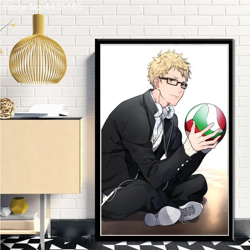 Скандинавский холст HD печать настенное искусство Haikyuu Yaoi Kei Shoyo X Tobio аниме плакат