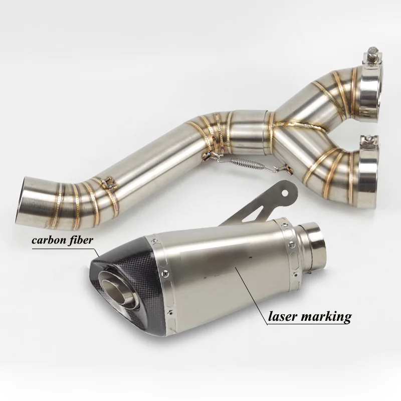 S1000rr-Slip-on-Motorcycle-exhaust-muffler-middle-link-pipe-remove-the-catalyst-60-mm-escape-for (5)