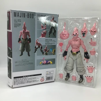 

In stock 18cm Dragon Ball SHF Majim-Boo Super Modeling anime Super Saiyan PVC Action Figure Collect toys for gifts doll
