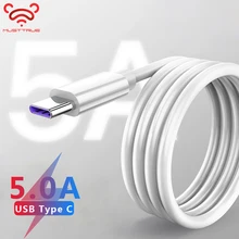 MUSTTRUE USB кабель type c 5A зарядный провод для huawei mate 30 pro a50 type-c кабель для передачи данных быстрое зарядное устройство USB C TPE линия