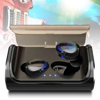 

Bluetooth 5.0 Headset Wireless Earphones Stereo Mini Earbuds Waterproof for Smartphones GY88