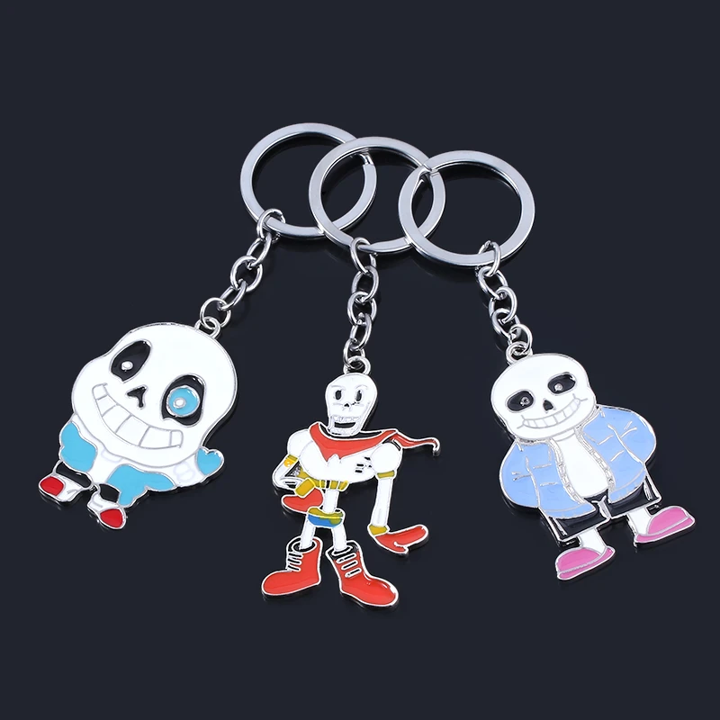 Sg New Game Undertale Keychains High Quality Cute Figure Sans Papyrus Panda Skeleton Pendants Keyring Men Boy Kids Toys Jewelry Key Chains Aliexpress