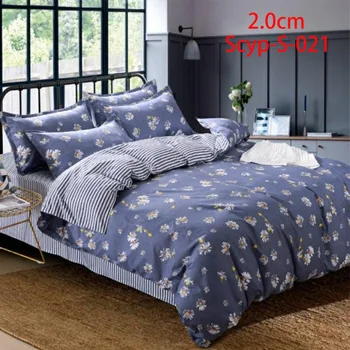 

Flower Durable Bed Sheet Soft Microfiber Polyester Comfortable Bedding Set Quilt Cover Pillowcase