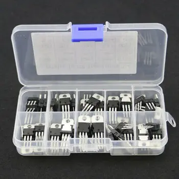 

50x Electric Voltage Regulator Transistor Assortment LM317T L7805-L7824 Replaces