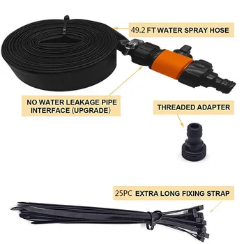 

39.4/49.2FT Summer Water Sprinklers Trampoline Waterpark Sprinkler Best Outdoor Garden Water GamesToys For Kids Outside Fun 42