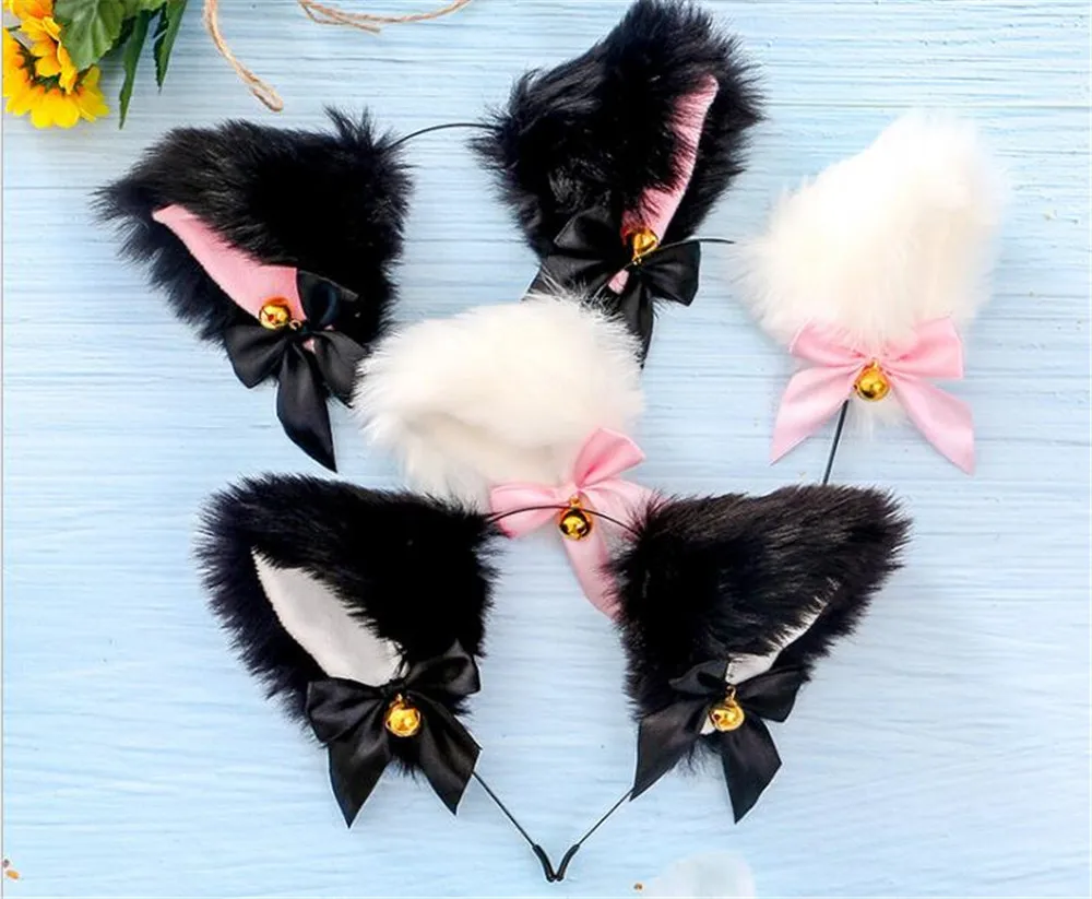 Cute Hair accessories Fashion Lady Girl Fox Cat Ears Head Bands Lovely Charming Night Party Club Bar Clip Hairband C359 |