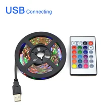 DC 5 в USB 2835 Светодиодный USB RGB книжный светильник гибкий светодиодный ленточный прикроватный столик стол ТВ ПОДСВЕТКА декоративная лента не водонепроницаемая DC 5 в USB 2835 Светодиодный USB RGB книжный светильник гибкий светодиодный ленточный прикроватный столик стол ТВ ПОДСВЕТКА декоративная лента не водонепроницаемая