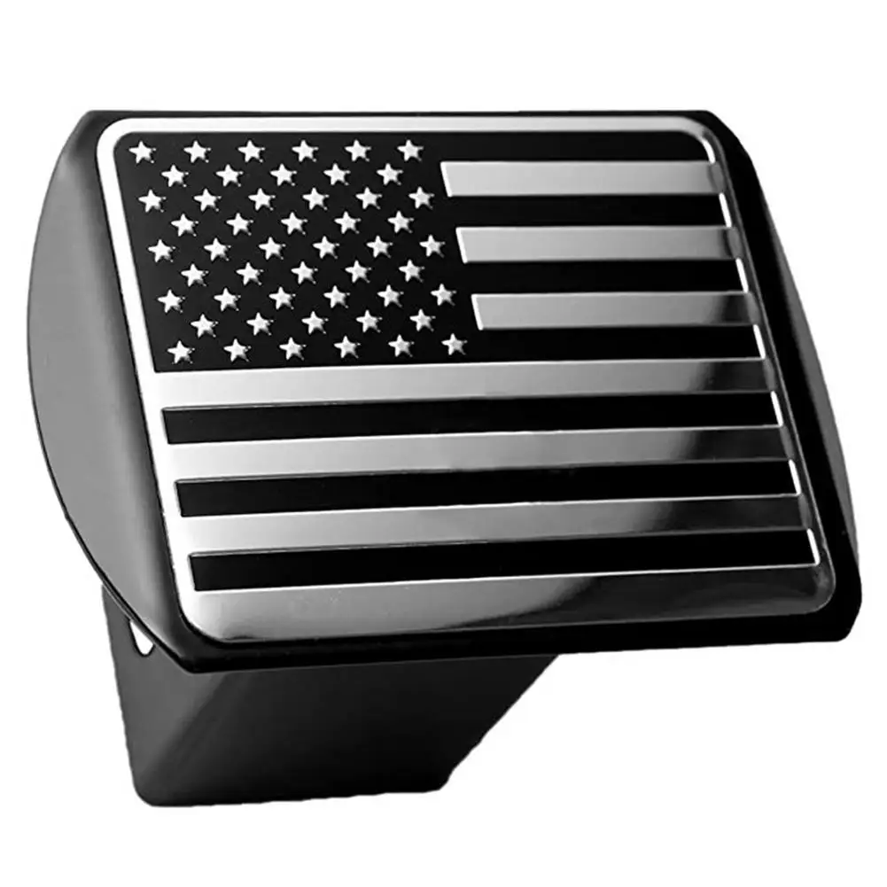 3DAmericanFlagHitchCoverAluminumUSFlagPlugCoverInnovative