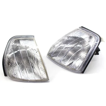 

Car Turn Signal Lamp Frame Cover Side Corner Light Clear Lens For Benz C Class W202 1994-2000 2028261243