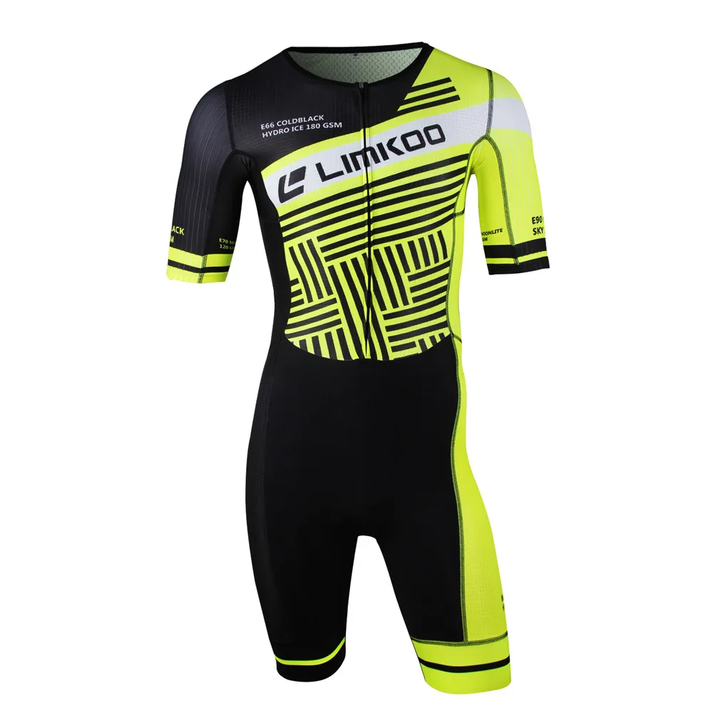 LIMKOO спортивная одежда pro team Триатлон костюм с коротким рукавом три костюма