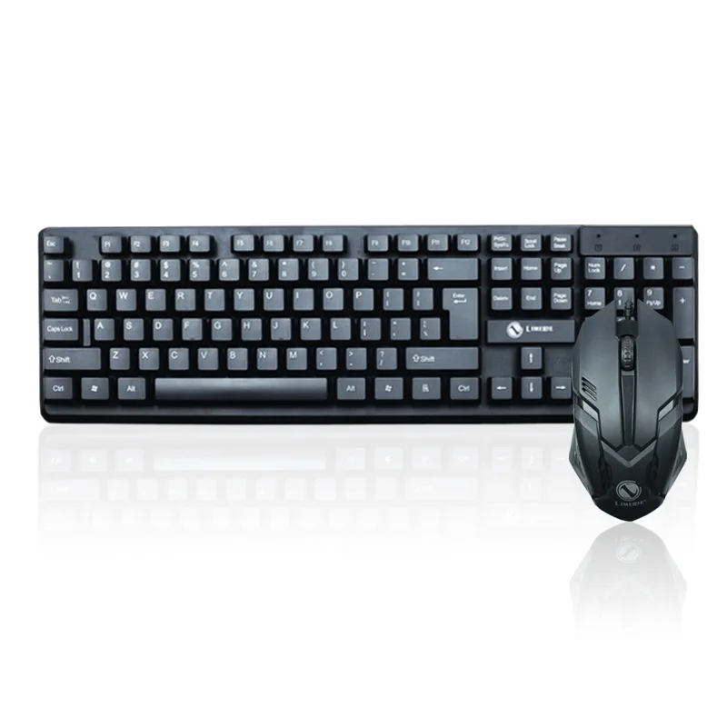 

Limei T13 Keyboard And Mouse Kit Keyboard Ergonomic Office Game Cable Single Keyboard USB Waterproof Mute Computer Keyboard