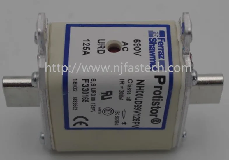 690V 125A 170kA NH00UD69V125PV предохранитель