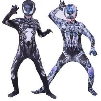 

The Hew Venom tights cosplay costume adult spider 2 man tights children halloween diffuse cosplay clothes children's venom cos