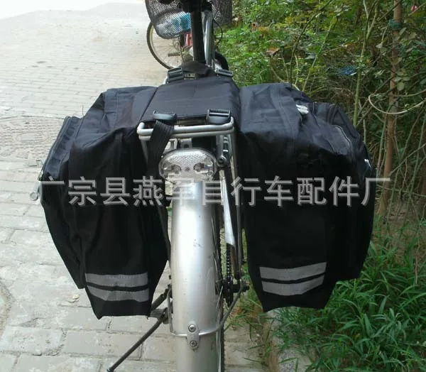 Bicycle Rear Rack Bag Mountain Bike Two Pack Bicycle after Double Pack Saddle Bag Wholesale Bike Packet