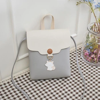 

Fashionable Female Bag Young PU Leather Trend Small Women Bag New Mobile Phone Wallet Card Holder Shoulder Bag